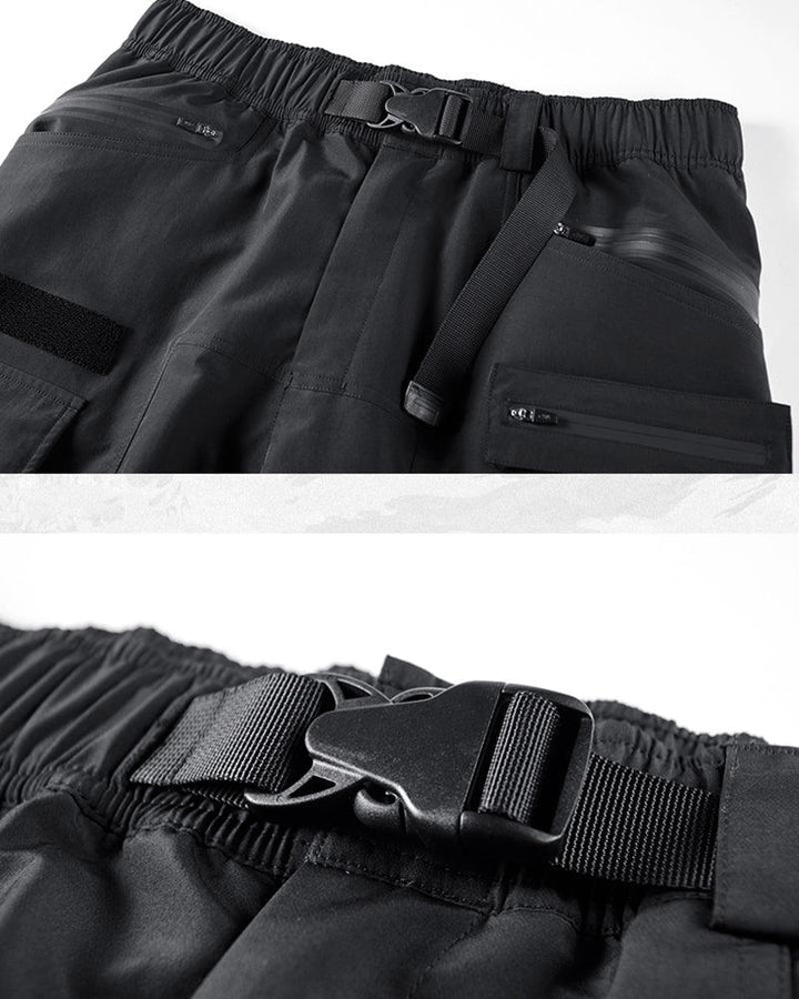 Shake It Off Ribbon Pocket Cargo Pants - Techwear Official