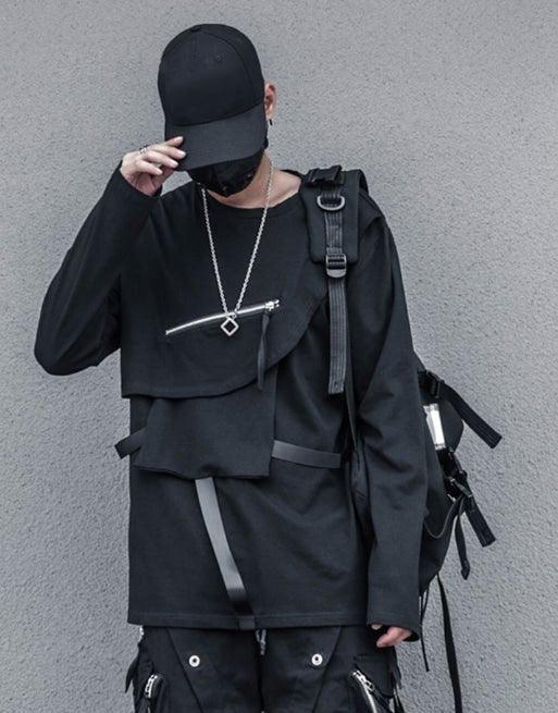 Show Me The Meaning Chest Bag Sweatshirt - Techwear Official