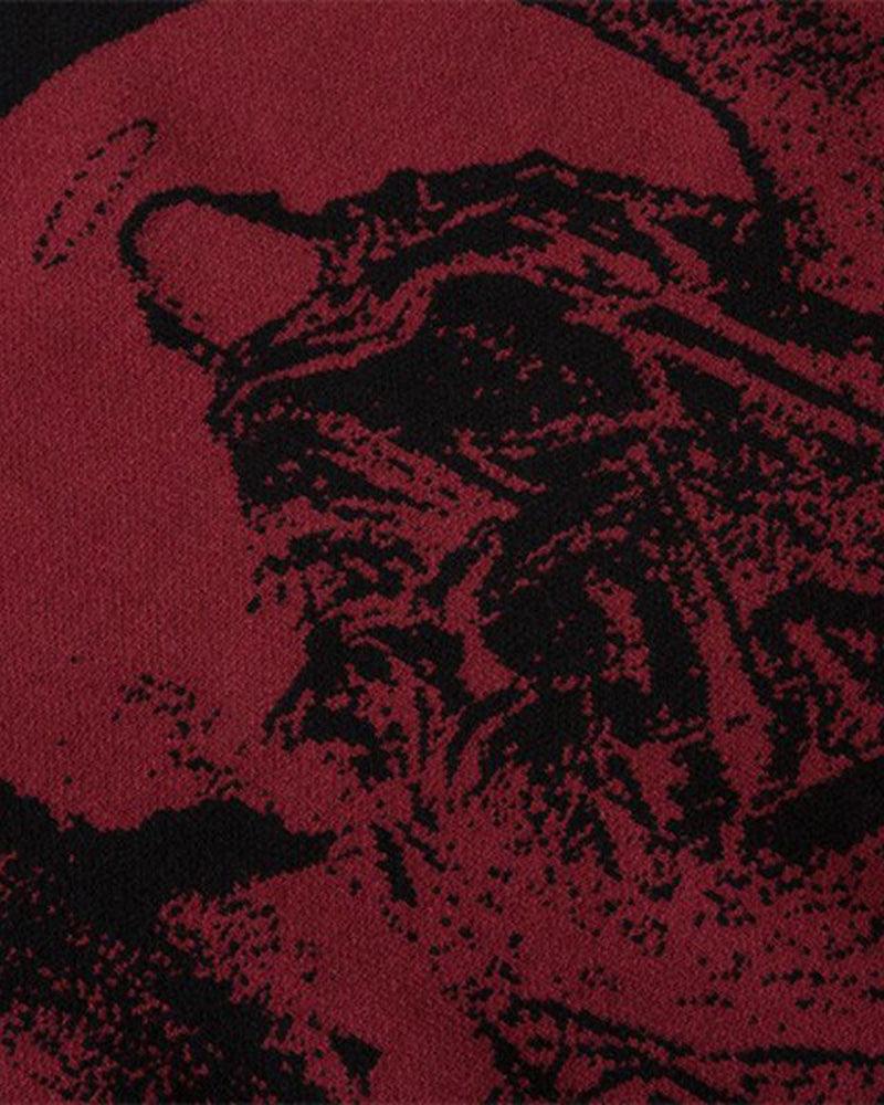 SHOW XIN DOU Print Sweater - Techwear Official