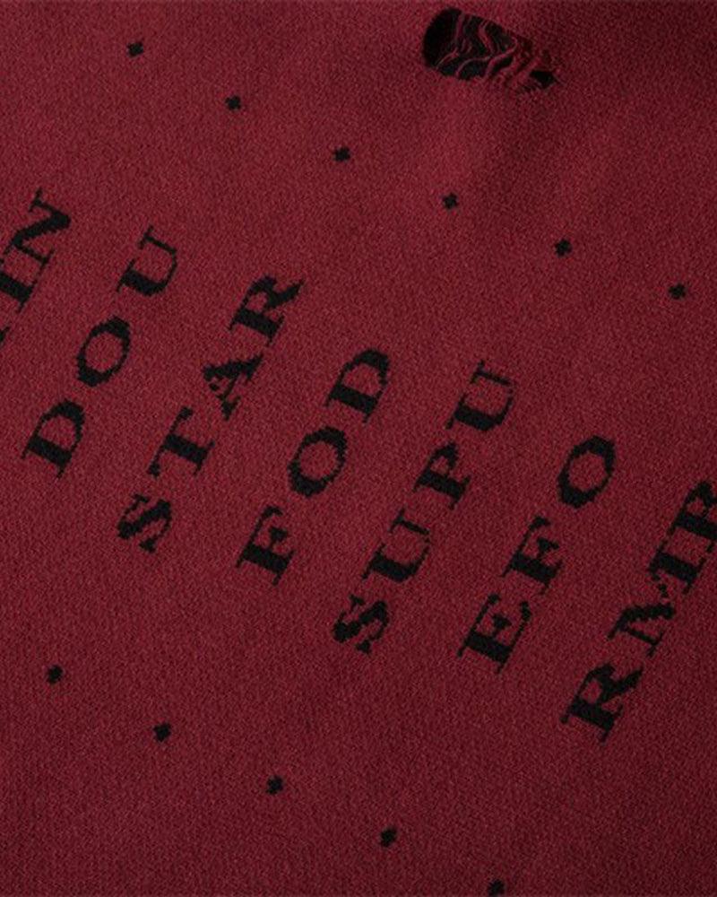 SHOW XIN DOU Print Sweater - Techwear Official