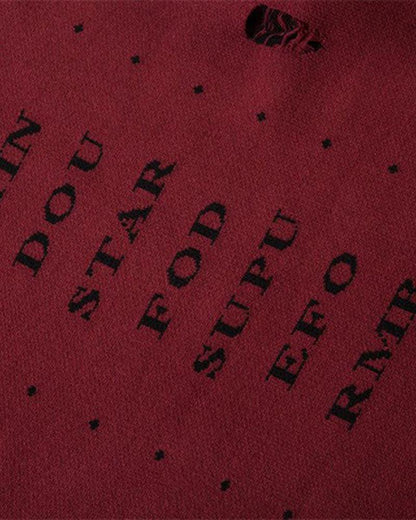 SHOW XIN DOU Print Sweater - Techwear Official