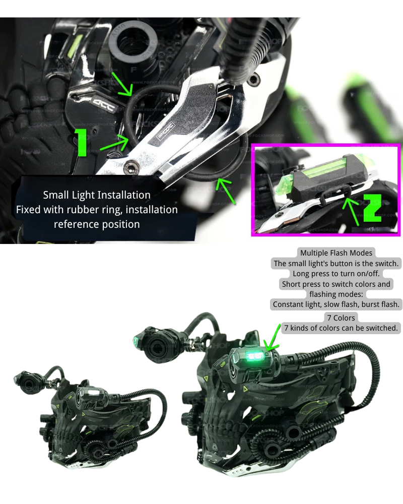 Cyberpunk Skull Half Face Mask