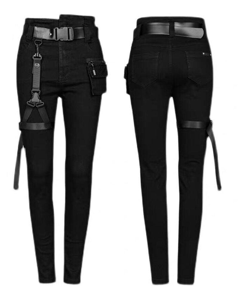 Smile On Perils Buckle Pants - Techwear Official