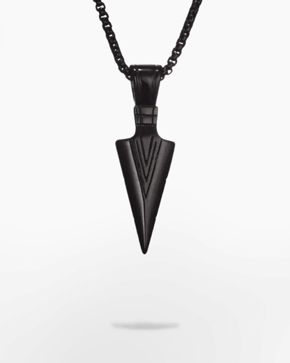 So What Black Arrowhead Necklace - Techwear Official