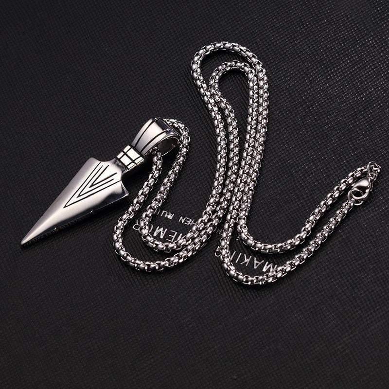 So What Black Arrowhead Necklace - Techwear Official