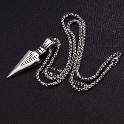 So What Black Arrowhead Necklace - Techwear Official