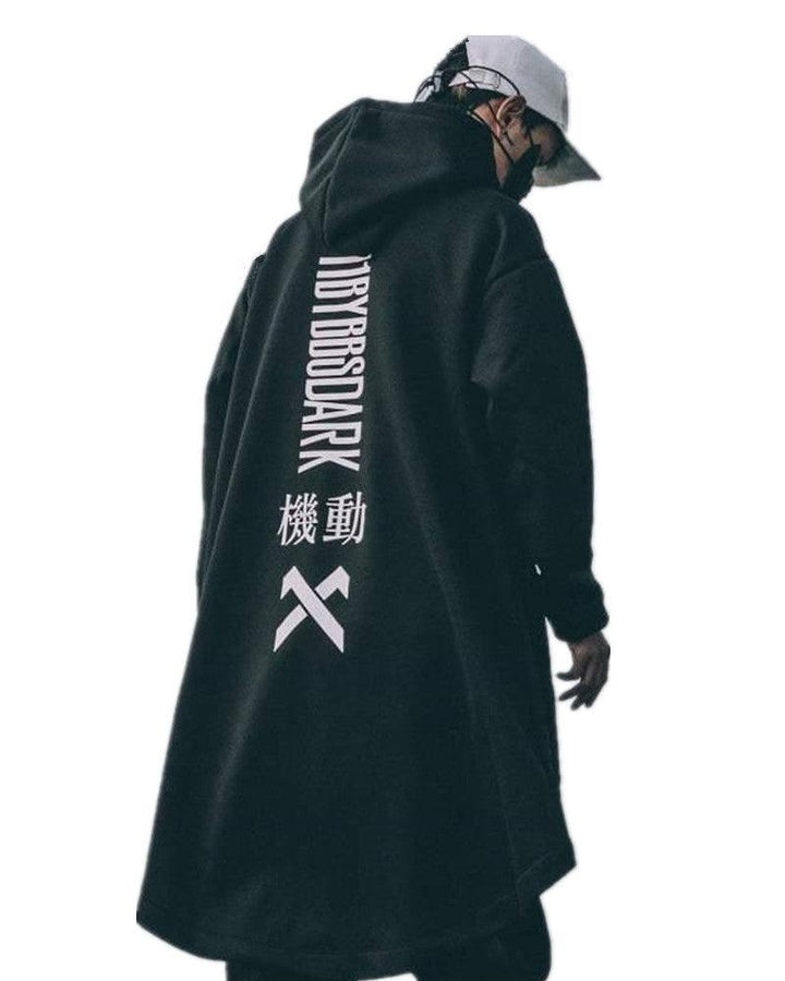 Someone Like You Letter Print Cyber Coat - Techwear Official