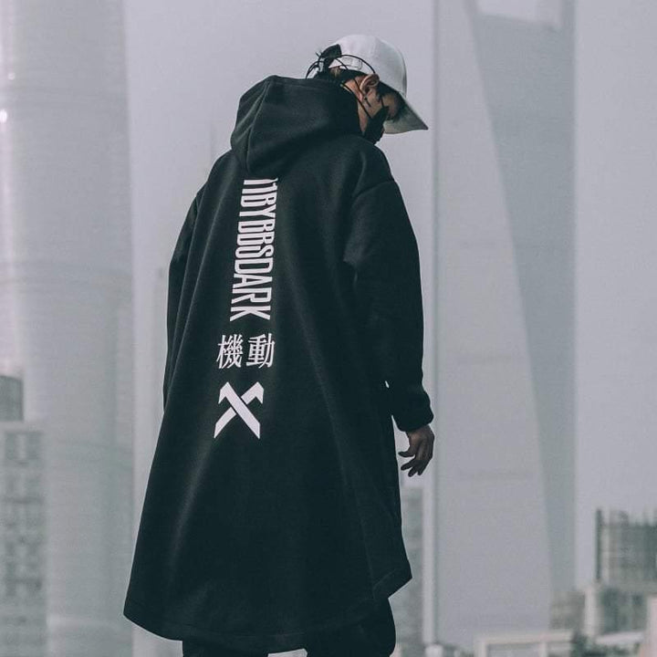 Someone Like You Letter Print Functional Coat - Techwear Official
