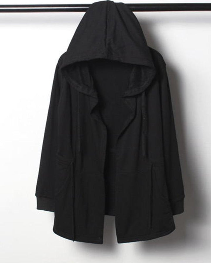 Sometime Never Wizard Hooded Zip Cloak - Techwear Official