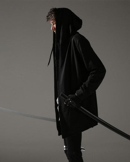 Sometime Never Wizard Hooded Zip Cloak - Techwear Official