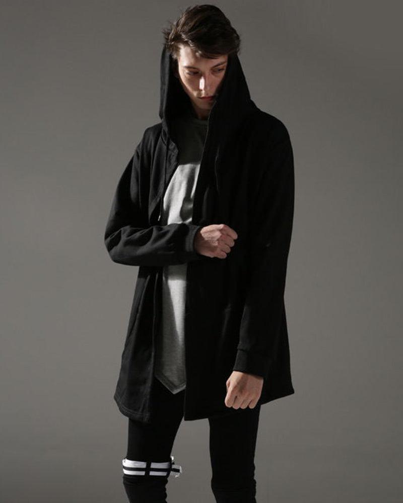 Sometime Never Wizard Hooded Zip Cloak - Techwear Official