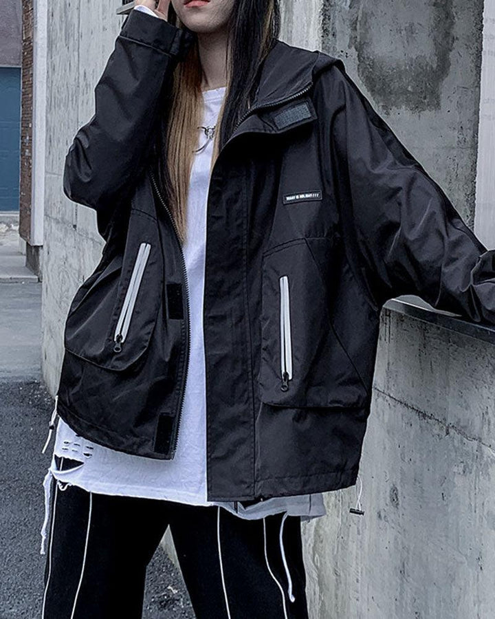Sparkle Moment Hooded Jacket - Techwear Official