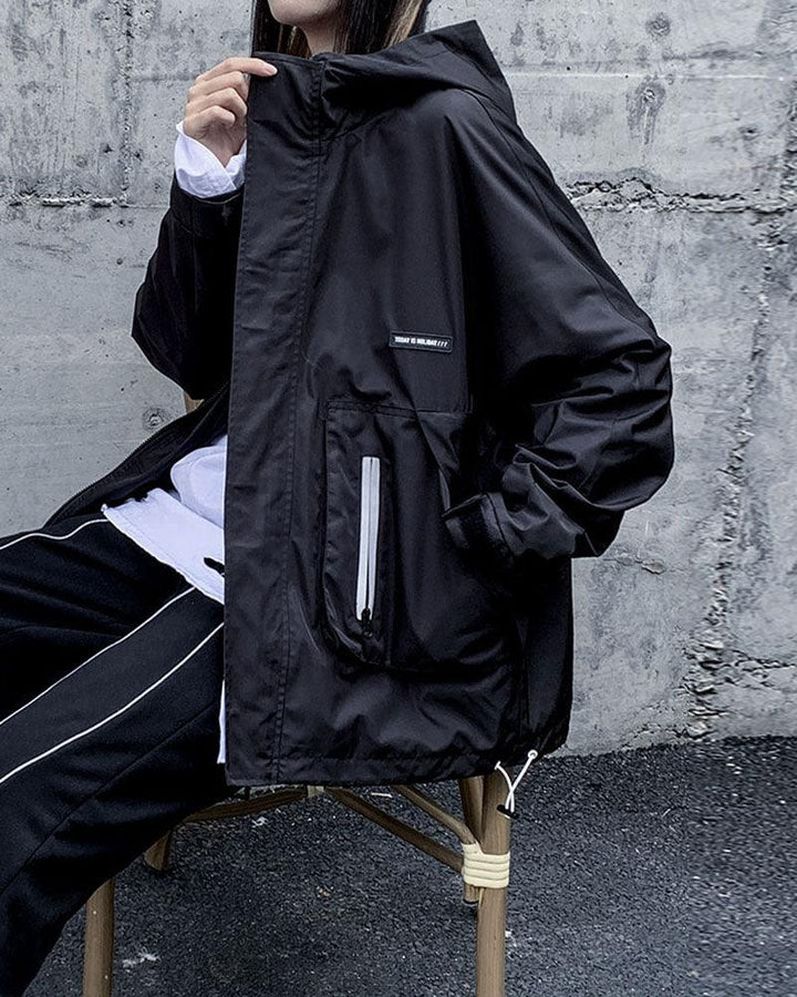 Sparkle Moment Hooded Jacket - Techwear Official