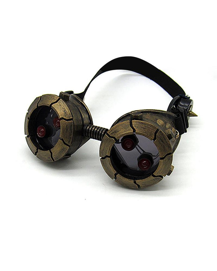Steampunk Glow Goggles And Mask (Sold Separately) - Techwear Official
