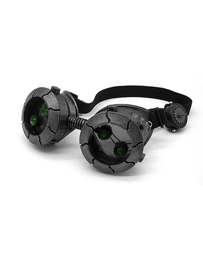 Steampunk Glow Goggles And Mask (Sold Separately) - Techwear Official