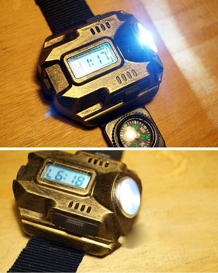 Steampunk Night Glow Compass Watch - Techwear Official