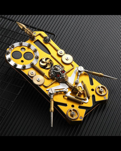 Steampunk Thor Skull Phone Case - Techwear Official