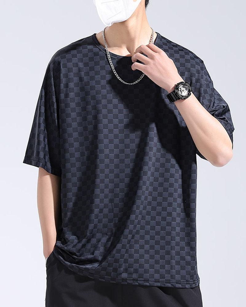 Techwear T-shirts,mens black tees,ice tee,japanese techwear,Men&