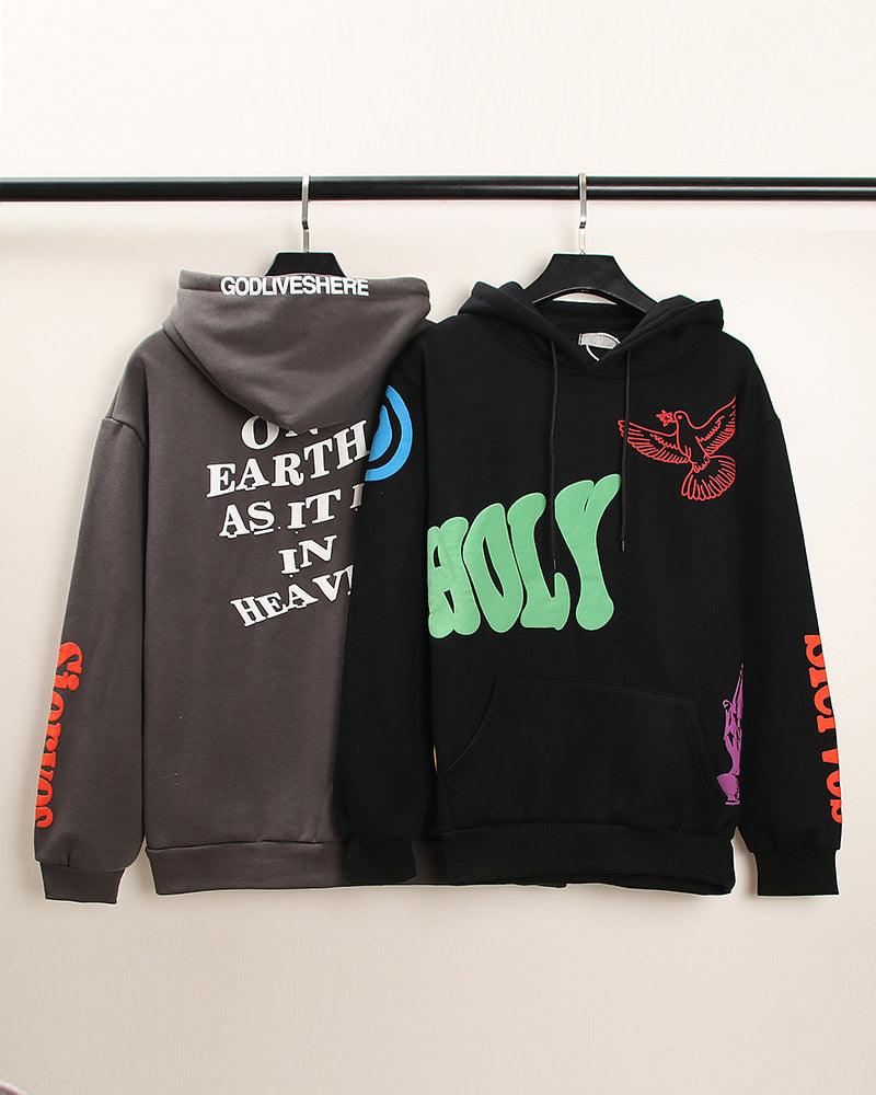 Sun Never Repents Graffiti Hoodie - Techwear Official