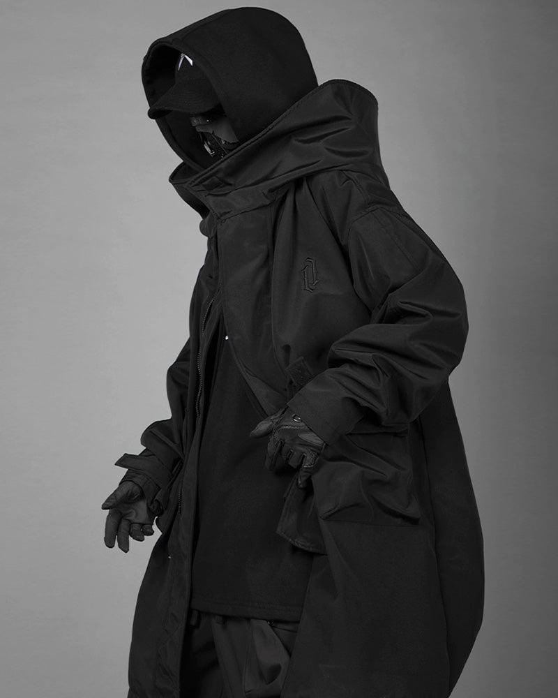 Techwear Fake Two-piece Utility Long Coat - Techwear Official