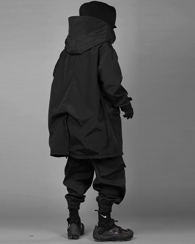 Techwear Fake Two-piece Utility Long Coat - Techwear Official