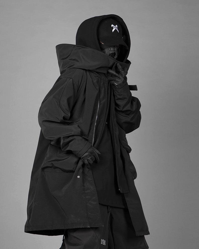 techwear jacket, tech jacket,cyberpunk jacket, cyberpunk techwear jacket, cyberpunk samurai jacket, samurai jacket cyberpunk,techwear coat,long coat,long black coat,techwear,tech wear,affordable techwear,techwear fashion,Japanese techwear,techwear outfits,futuristic clothing,cyberpunk clothing,cyberpunk techwear