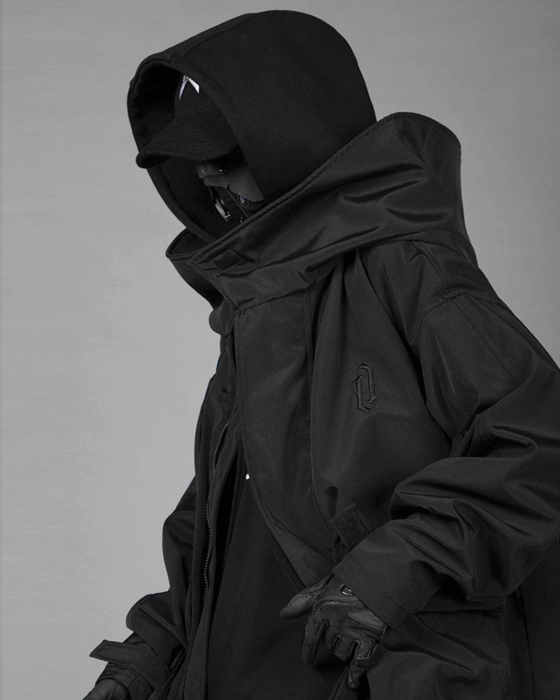 Techwear Fake Two-piece Utility Long Coat - Techwear Official