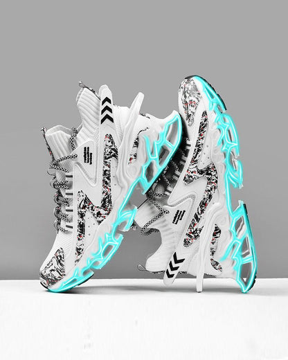 Techwear Flyweave Flame Sneakers - Techwear Official