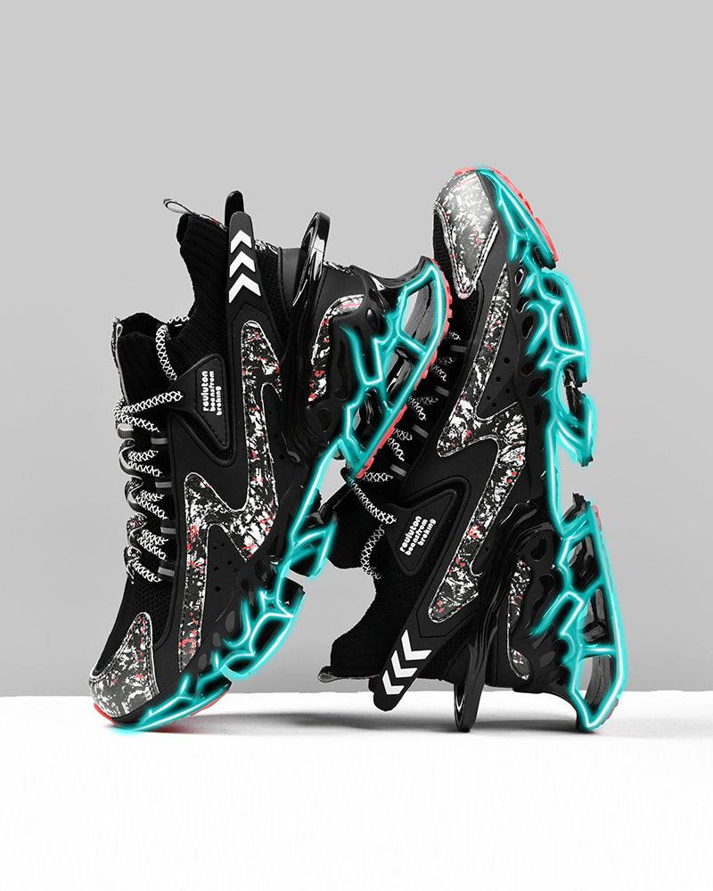 Techwear Flyweave Flame Sneakers - Techwear Official