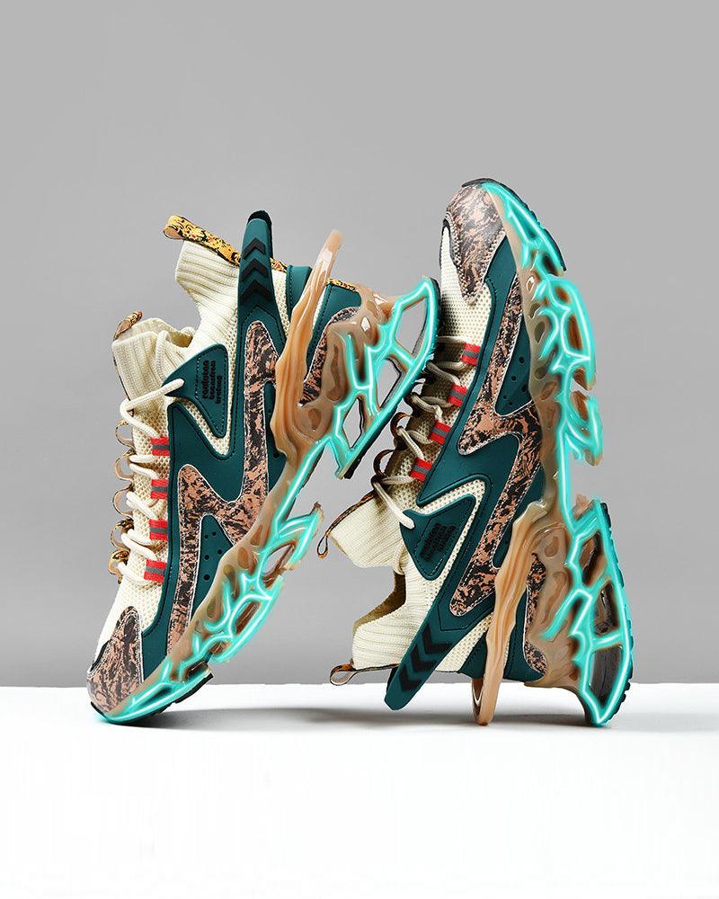 Techwear Flyweave Flame Sneakers - Techwear Official