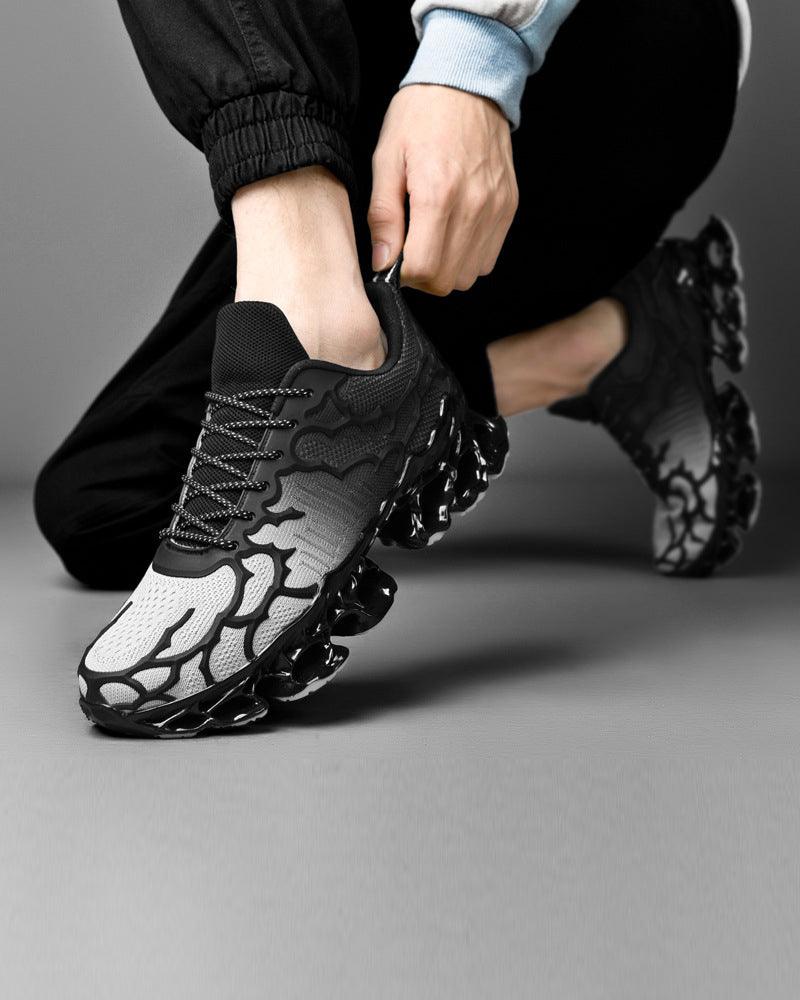 Techwear Knit Textured Sneakers - Techwear Official