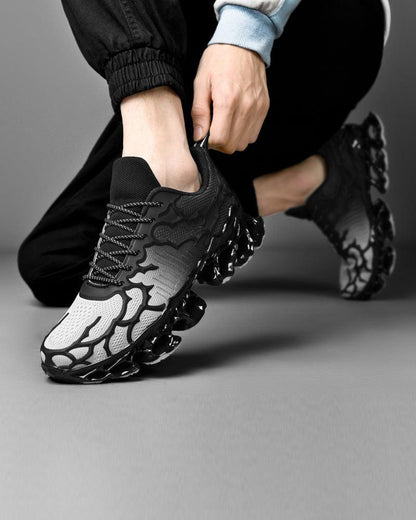 Techwear Knit Textured Sneakers - Techwear Official