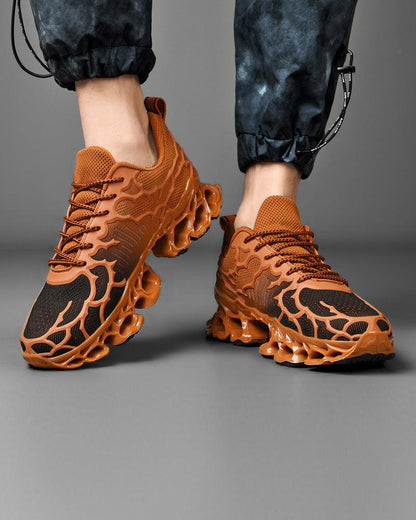 Techwear Knit Textured Sneakers - Techwear Official