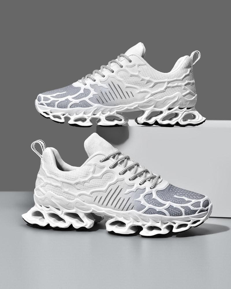 Techwear Knit Textured Sneakers - Techwear Official