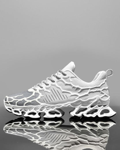 Techwear Knit Textured Sneakers - Techwear Official