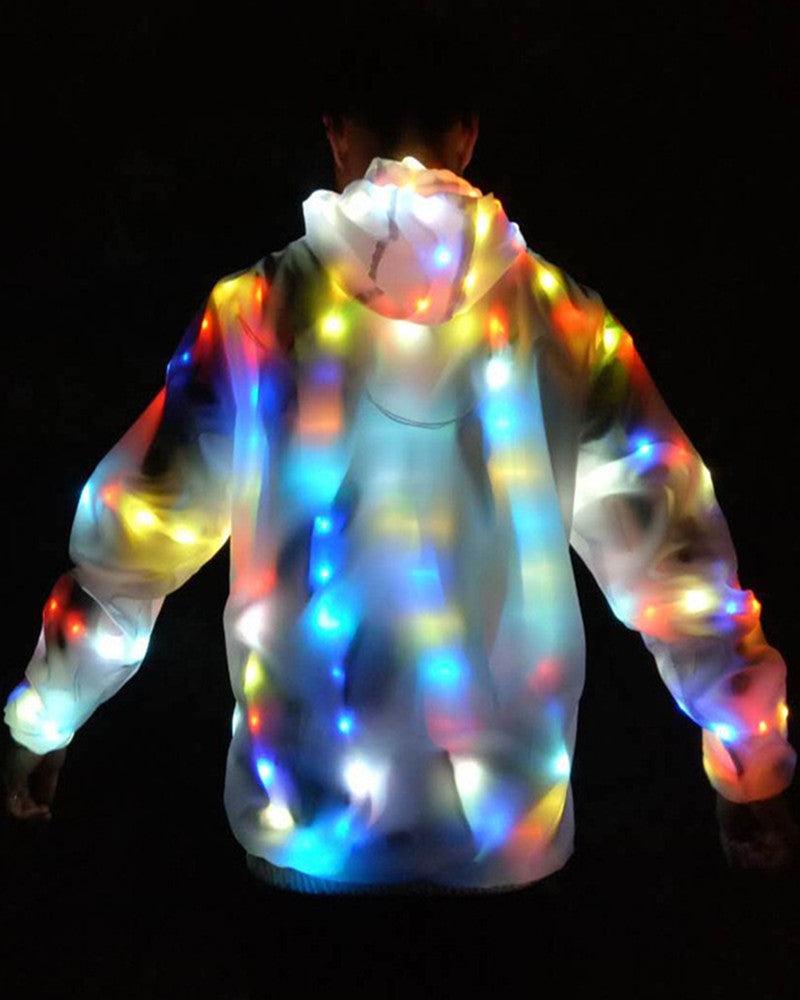 Rave Clothing Led Colorful Light Up Jacket – Techwear Official