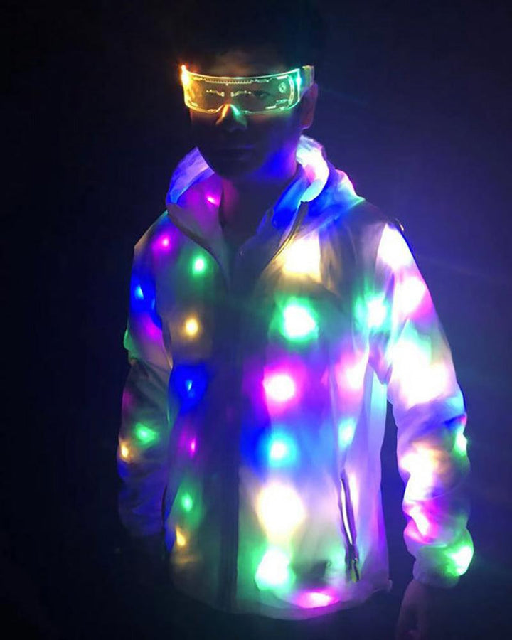 Techwear Led Colorful Light Up Jacket - Techwear Official