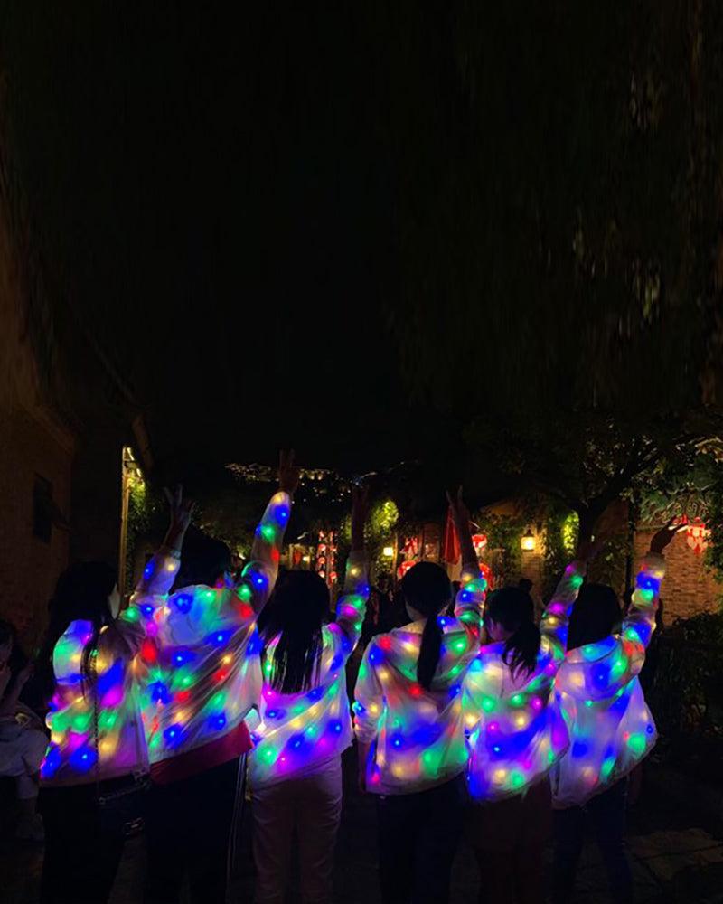 Techwear Led Colorful Light Up Jacket - Techwear Official