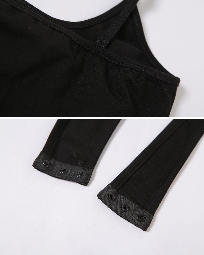 Techwear Letter Suspender Bodysuit – Techwear Official