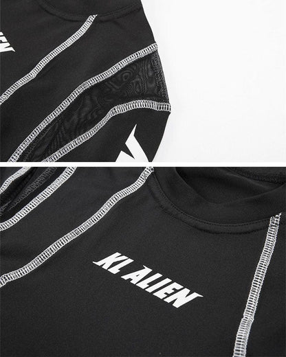 Techwear Mesh Panel Sport Bodysuit - Techwear Official