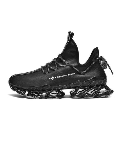 leather sneakers,lightweight sneakers,techwear shoes,cyberpunk shoes,tech shoes,futuristic shoes,tech wear shoes,techwear sneakers,platform sneakers,black sneakers,japanese sneakers,techwear,tech wear,affordable techwear,techwear fashion,Japanese techwear,techwear outfits,futuristic clothing,cyberpunk clothing,cyberpunk techwear