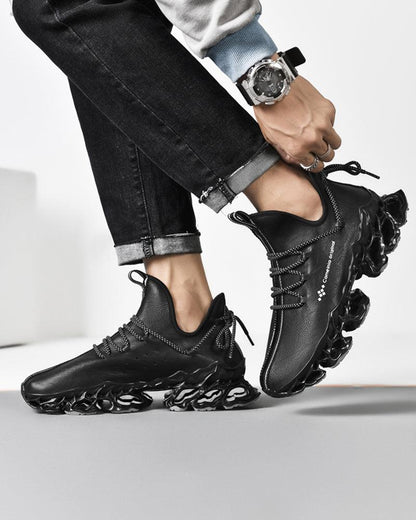 leather sneakers,lightweight sneakers,techwear shoes,cyberpunk shoes,tech shoes,futuristic shoes,tech wear shoes,techwear sneakers,platform sneakers,black sneakers,japanese sneakers,techwear,tech wear,affordable techwear,techwear fashion,Japanese techwear,techwear outfits,futuristic clothing,cyberpunk clothing,cyberpunk techwear