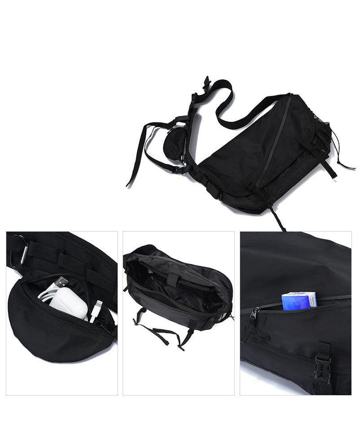 Techwear Minimalist Cargo Messenger Bag - Techwear Official