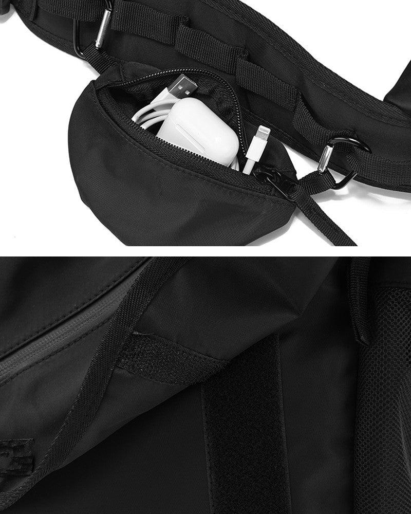 Techwear Minimalist Cargo Messenger Bag - Techwear Official