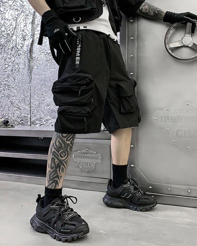 Techwear Backpack Cargo Shorts Techwear Official