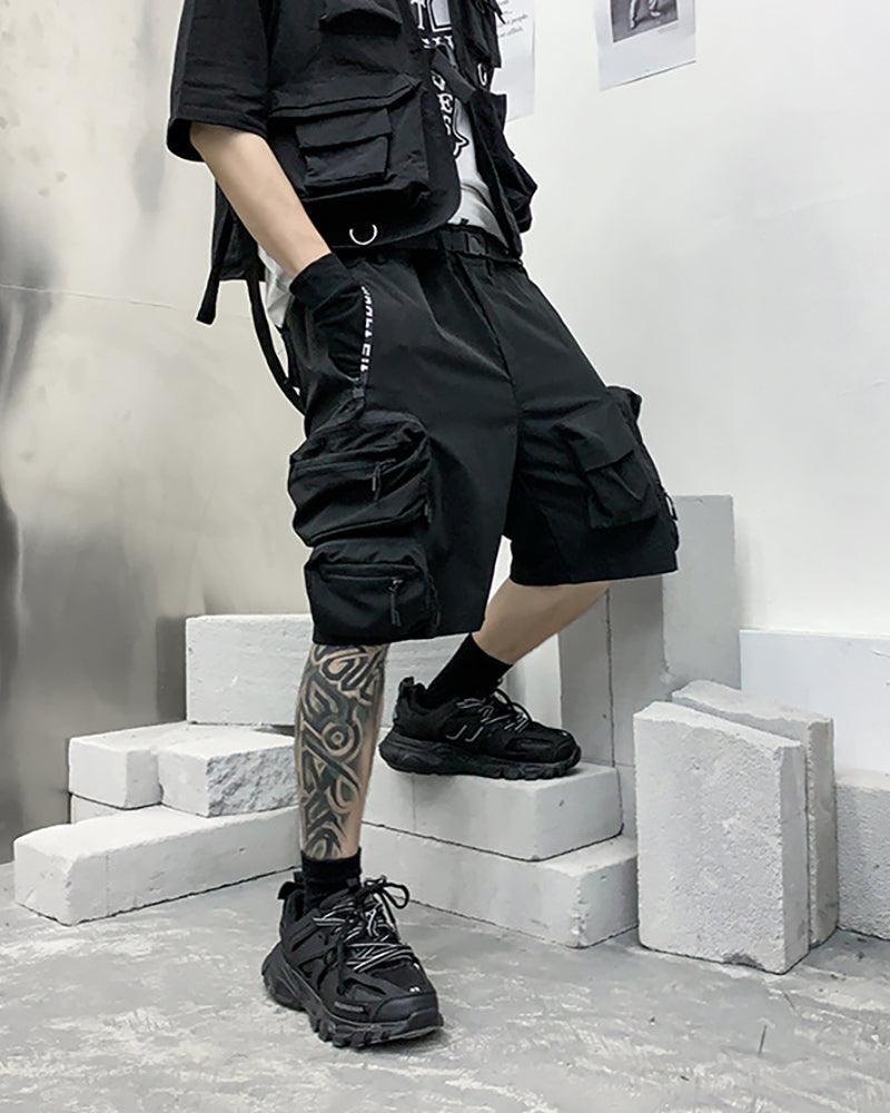 Techwear Multi-pockets Cargo Shorts - Techwear Official