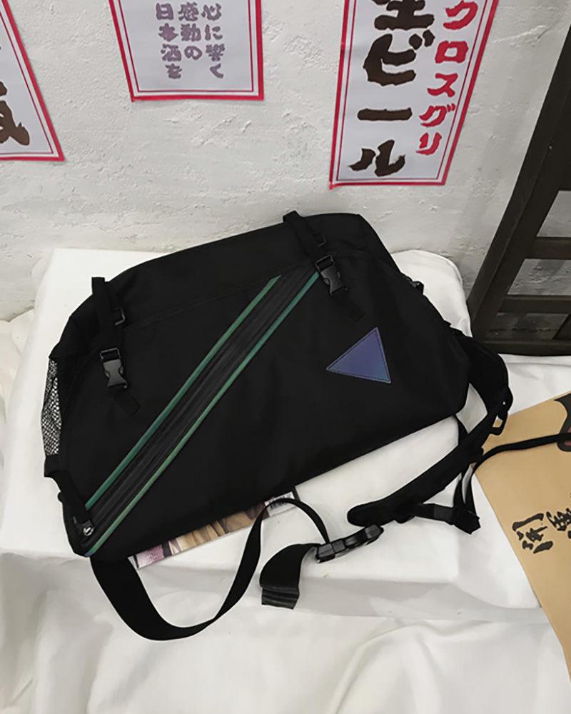 Techwear Reflective Messenger Bag - Techwear Official