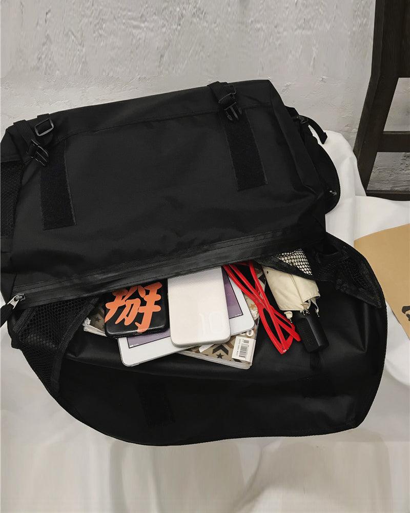 Techwear Reflective Messenger Bag Techwear Official