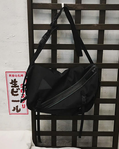 Techwear Reflective Messenger Bag - Techwear Official