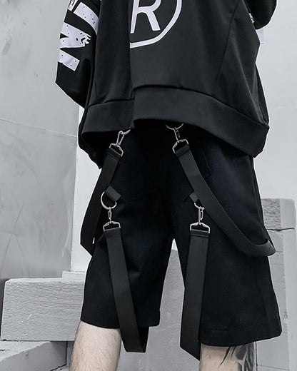 Techwear Ribbon Cargo Shorts - Techwear Official